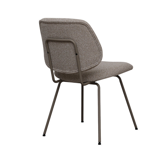 LABEL51 Eetkamerstoel Ravenna Bouclé Naturel