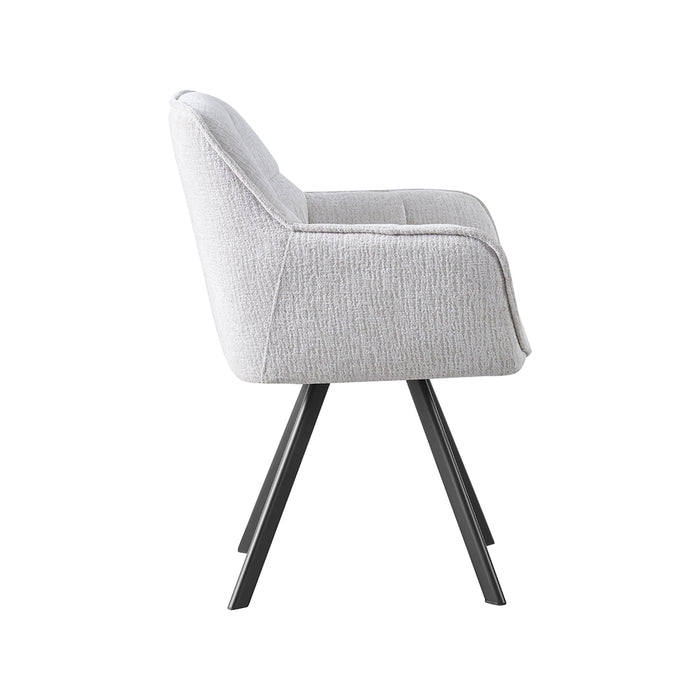 LABEL51 Eetkamerstoel Riley Stof Naturel-Eetkamerstoelen-LABEL51