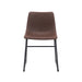 LABEL51 Eetkamerstoel Risto - Bruin - PU-Leder - Black Frame-Eetkamerstoelen-LABEL51