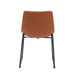 LABEL51 Eetkamerstoel Risto - Cognac - Kunstleder-Eetkamerstoelen-LABEL51