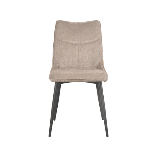LABEL51 Eetkamerstoel Riv - Clay - Cato - Zwart Metalen Frame-Eetkamerstoelen-LABEL51
