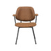 Eetkamerstoel Rivano - Cognac - Micro Suede-Eetkamerstoelen-LABEL51