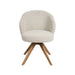 Eetkamerstoel Sabi - Naturel - Royal Boucle - Naturel Houten...-Eetkamerstoelen-LABEL51