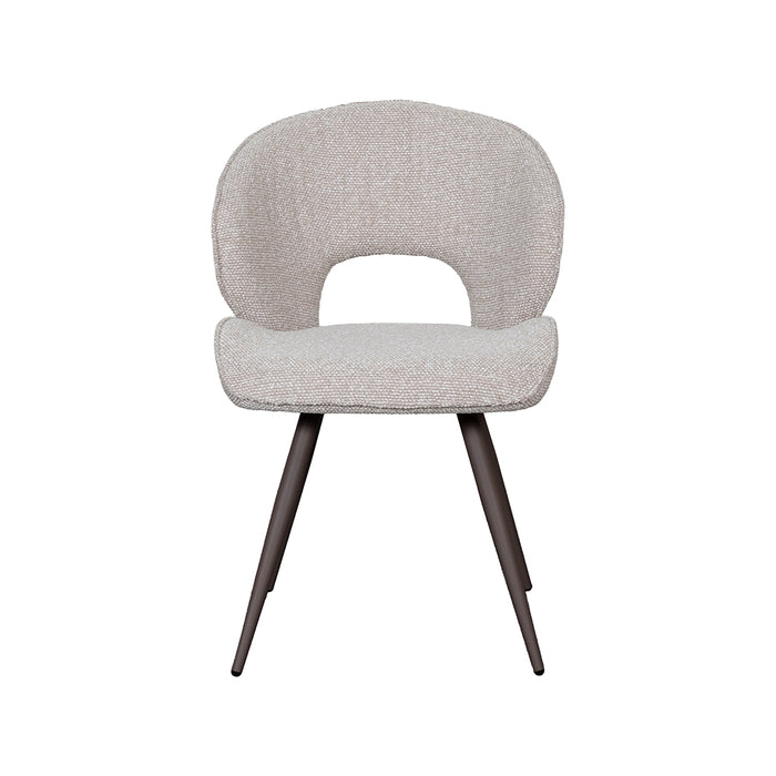 LABEL51 Eetkamerstoel Sakura Bouclé Naturel-Eetkamerstoelen-LABEL51
