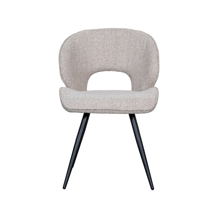 LABEL51 Eetkamerstoel Sakura Bouclé Naturel-Eetkamerstoelen-LABEL51