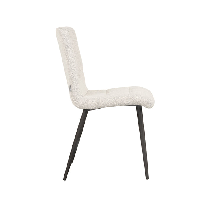 LABEL51 Eetkamerstoel Sam - Champagne - Boucle-Eetkamerstoelen-LABEL51