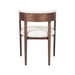LABEL51 Eetkamerstoel Sasha Ecru Boucle Walnoot Houten Frame 54x82x75 cm-Eetkamerstoelen-LABEL51