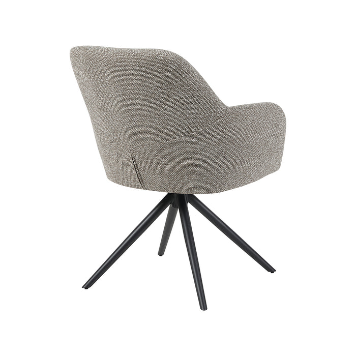 Dining chair Sayuri - Mushroom - Royal Boucle - Swivel