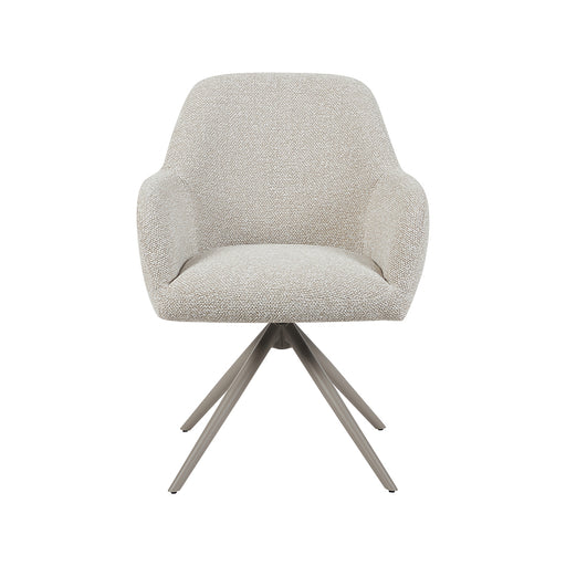 LABEL51 Eetkamerstoel Sayuri Naturel Bouclé Taupe 65x63x84 cm-Eetkamerstoelen-LABEL51