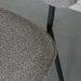 LABEL51 Eetkamerstoel Senn - Truffel grijs - Boucle - Black Frame-Eetkamerstoelen-LABEL51