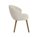 Eetkamerstoel Shiro - Naturel - Royal Boucle - Walnoot Houten...-Eetkamerstoelen-LABEL51