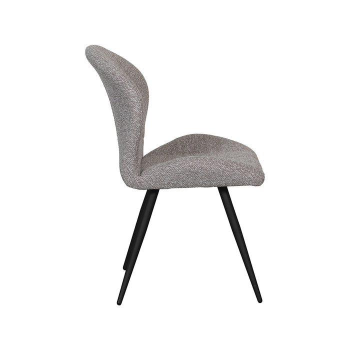 LABEL51 Eetkamerstoel Sil Bouclé Mushroom-Eetkamerstoelen-LABEL51