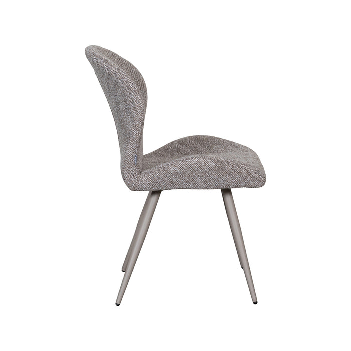 LABEL51 Eetkamerstoel Sil Bouclé Mushroom-Eetkamerstoelen-LABEL51