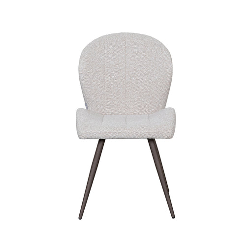 LABEL51 Eetkamerstoel Sil Bouclé Naturel-Eetkamerstoelen-LABEL51