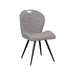 LABEL51 Eetkamerstoel Silly Bouclé Mushroom met zwarte poten-Eetkamerstoelen-LABEL51