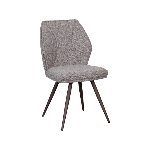 LABEL51 Eetkamerstoel Silvain Bouclé Mushroom met bronze poten-Eetkamerstoelen-LABEL51