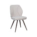 LABEL51 Eetkamerstoel Silvain Bouclé Naturel met bronze poten-Eetkamerstoelen-LABEL51