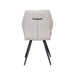 LABEL51 Eetkamerstoel Silvain Bouclé Naturel met zwarte poten-Eetkamerstoelen-LABEL51