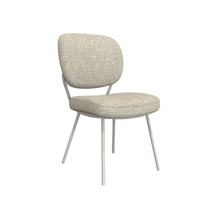 LABEL51 Eetkamerstoel Singapore - Naturel - Royal Boucle - Taupe-Eetkamerstoelen-LABEL51