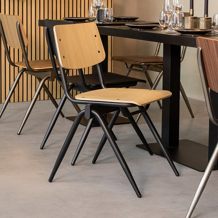 LABEL51 Eetkamerstoel Solid - Naturel - Hout-Eetkamerstoelen-LABEL51
