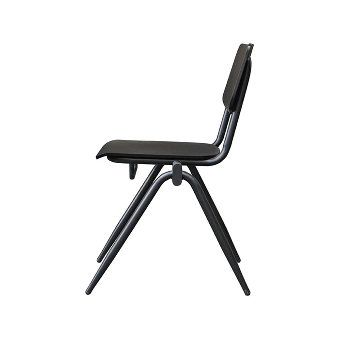 LABEL51 Eetkamerstoel Solid - Zwart - Hout - Black Frame-Eetkamerstoelen-LABEL51