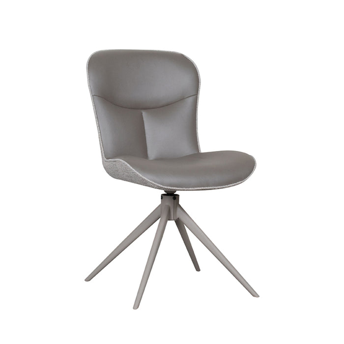 LABEL51 Eetkamerstoel Thorben - Forest - Microfiber - Taupe Frame - Draaibaar-Eetkamerstoelen-LABEL51