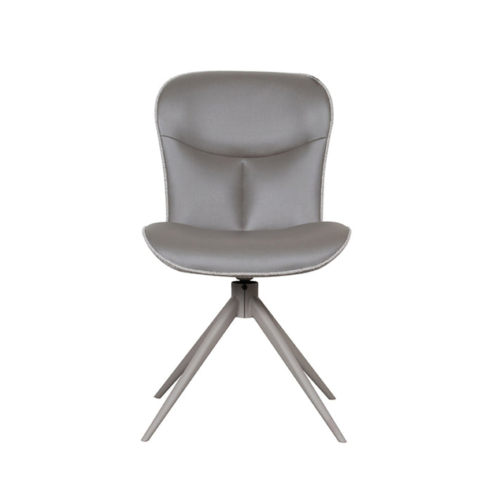 LABEL51 Eetkamerstoel Thorben Forest Microvezel Taupe Metalen Frame-Eetkamerstoelen-LABEL51