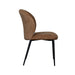 LABEL51 Eetkamerstoel Vino - Cognac - Elite - Zwart Metalen Frame-Eetkamerstoelen-LABEL51