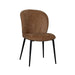 LABEL51 Eetkamerstoel Vino - Cognac - Elite - Zwart Metalen Frame-Eetkamerstoelen-LABEL51