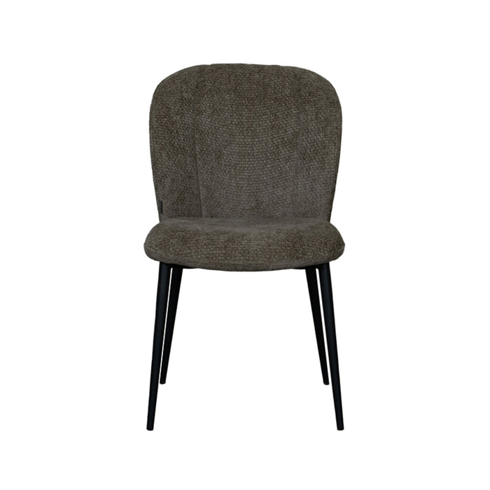LABEL51 Eetkamerstoel Vino - Hunter - Elite - Zwart Metalen Frame-Eetkamerstoelen-LABEL51