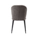LABEL51 Eetkamerstoel Vino - Stone - Elite - Zwart Metalen Frame-Eetkamerstoelen-LABEL51