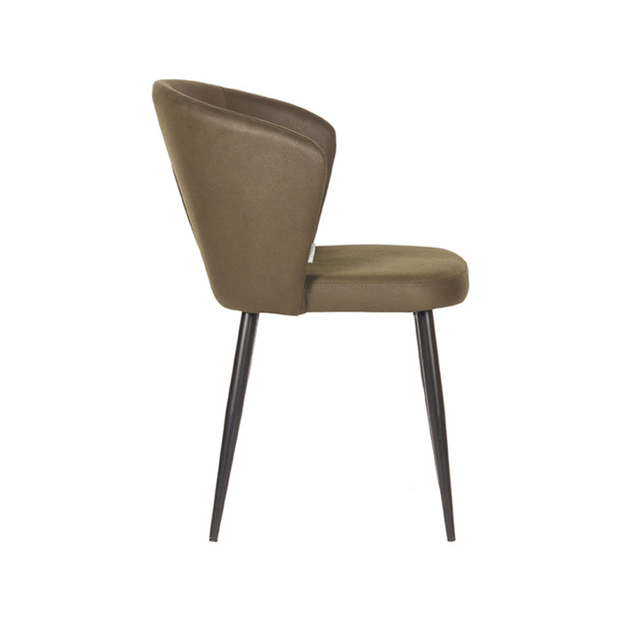 LABEL51 Eetkamerstoel Wave - Army - Microvezel-Eetkamerstoelen-LABEL51