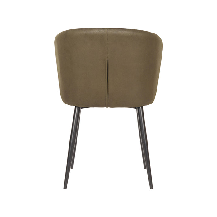 LABEL51 Eetkamerstoel Wave - Army - Microvezel-Eetkamerstoelen-LABEL51