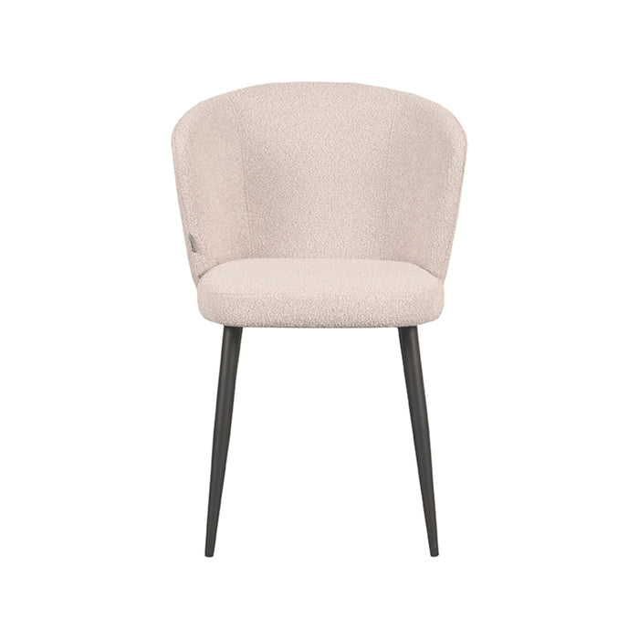 LABEL51 Eetkamerstoel Wave Naturel Boucle 58x60x85 cm-Eetkamerstoelen-LABEL51