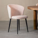 LABEL51 Eetkamerstoel Wave Naturel Boucle 58x60x85 cm-Eetkamerstoelen-LABEL51