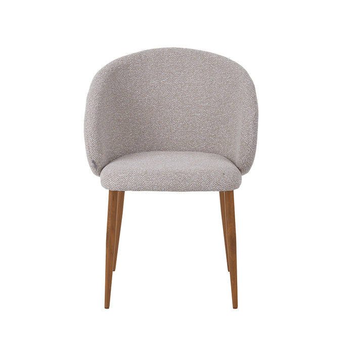 LABEL51 Eetkamerstoel Yuki - Naturel - Royal Boucle - Naturel-Eetkamerstoelen-LABEL51