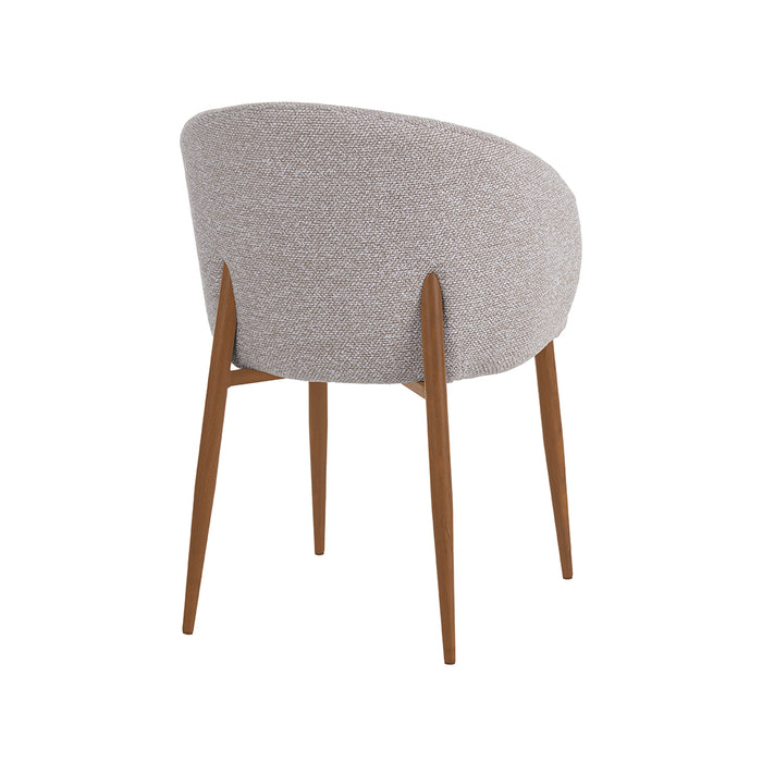 LABEL51 Eetkamerstoel Yuki - Naturel - Royal Boucle - Naturel-Eetkamerstoelen-LABEL51
