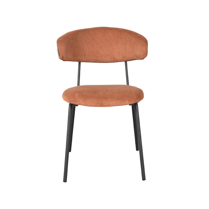 LABEL51 Eetkamerstoel Zack Rust Ribcord 53x59x79 cm-Eetkamerstoelen-LABEL51