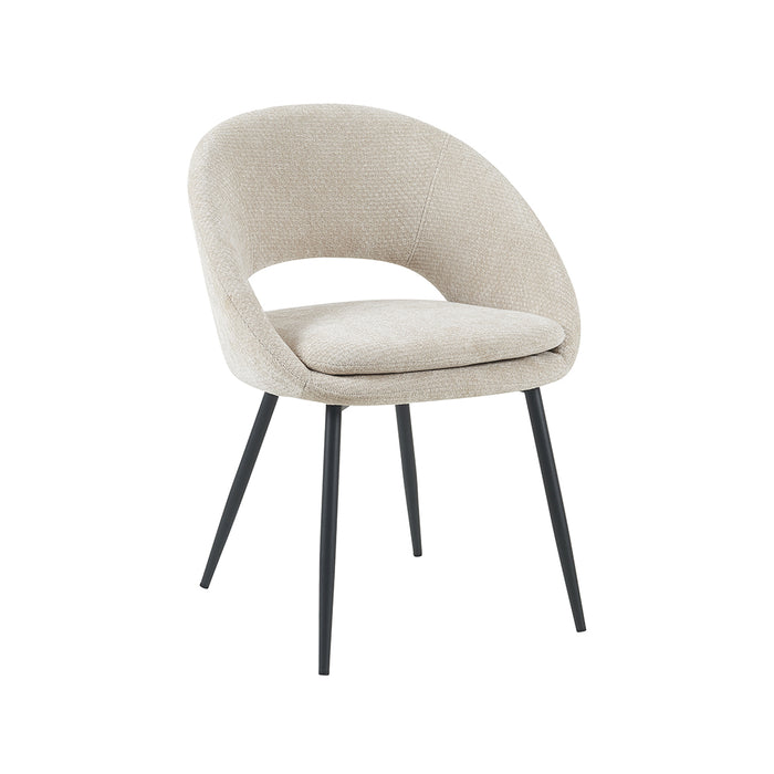 Eetkamerstoel Zohra - Naturel - Elite-Eetkamerstoelen-LABEL51