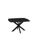 LABEL51 Eetkamertafel Blake - Zwart - Mangohout - 130 cm - Rond-Eettafels-LABEL51