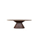 Eetkamertafel Jagger - Espresso - Mangohout - 200 cm - Ovaal-Eettafels-LABEL51