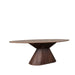 Eetkamertafel Jagger - Espresso - Mangohout - 240 cm - Ovaal-Eettafels-LABEL51