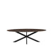 LABEL51 Eetkamertafel James - Espresso - Mangohout - 210 cm - Ovaal-Eettafels-LABEL51