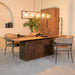 LABEL51 Eetkamertafel Owen - Espresso - Mangohout - 200 cm-Eettafels-LABEL51