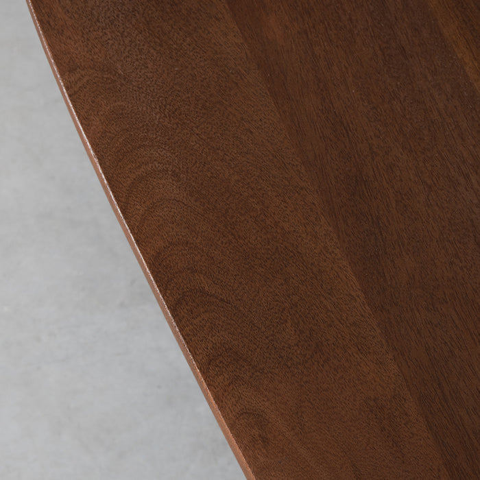 Eetkamertafel Rosie - Espresso - Mangohout - 260 cm - Organisch-Eettafels-LABEL51