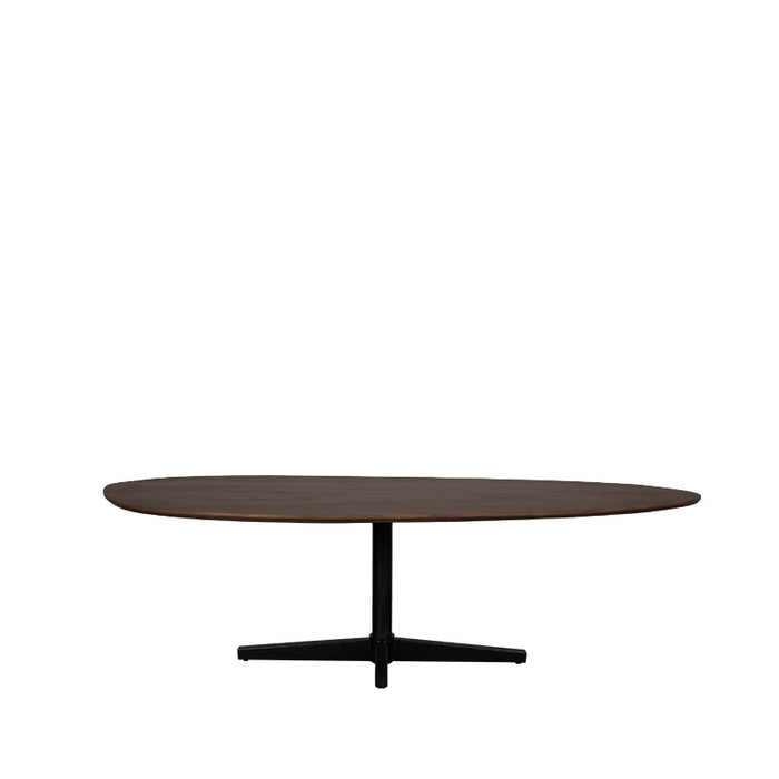 LABEL51 Eetkamertafel Rosie - Espresso - Mangohout - 260 cm - Organisch