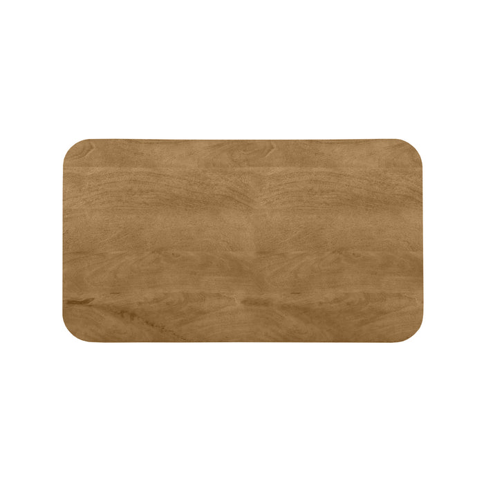 LABEL51 Eetkamertafel Tafelblad Sloppy Edge - Naturel - Mangohout-Eettafels-LABEL51