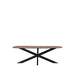 LABEL51 Eetkamertafel Zane - Espresso - Mangohout - 160 cm-Eettafels-LABEL51
