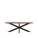LABEL51 Eetkamertafel Zane - Espresso - Mangohout - 220 cm-Eettafels-LABEL51