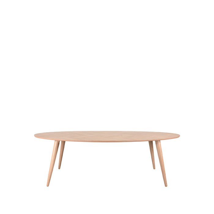 LABEL51 Eettafel Eetkamertafel Ines Naturel Eiken 210 cm Ovaal-Eettafels-LABEL51